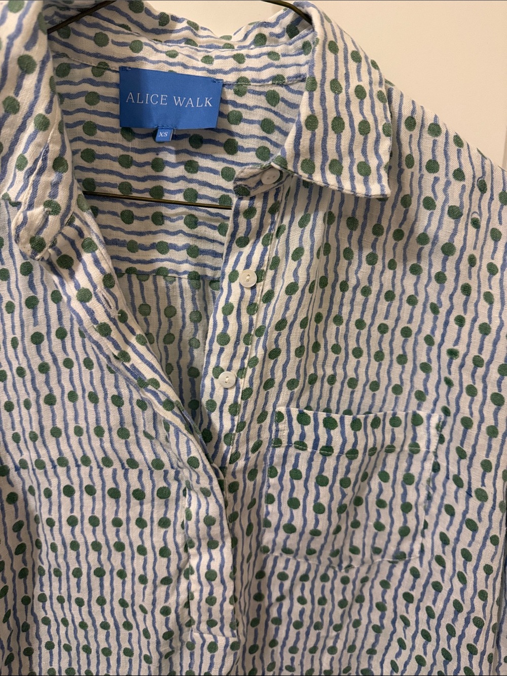 Alice Walk Collared Linen Dress - Picture 2 of 4
